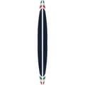 Miniatyrbild 1 av 3: 3D självhäftande skydd bildörrsskydd, svart Italien flagga, höger och vänster 300 x 12 mm