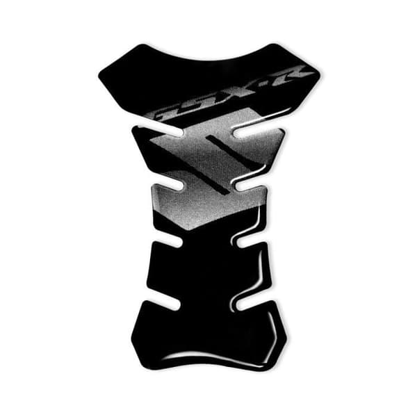 Skyddande klistermärke 3D - OEM - GSX-R - Svart - 19 x 13 cm - UV-polyuretanresin