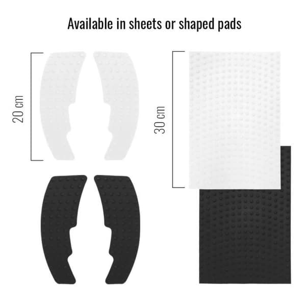 Halkfritt självhäftande ark - Racing Grip - 20 x 30 cm - Svart - Motorcykel - Flexibel