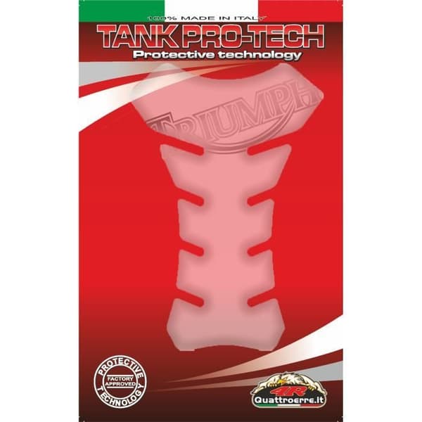 3D Tank Protection Moto Tank Protek Triumph Supertransparent