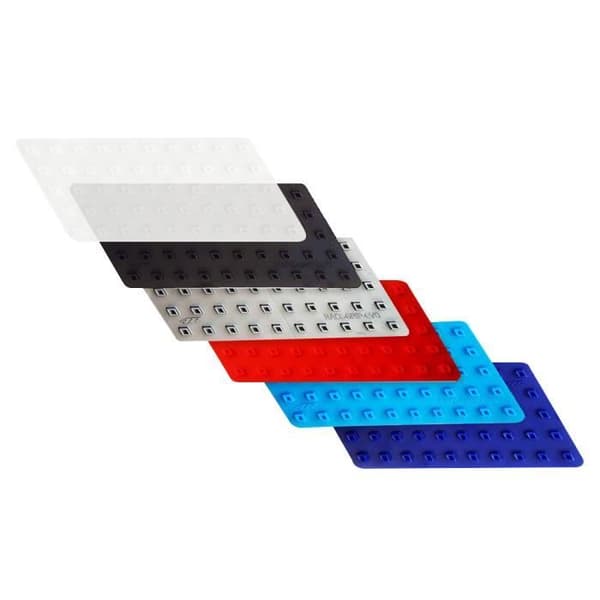 Skydd Antiglid - Race Grip - Transparent - 4 Delar - 15.5 x 6 cm - Motorcykel