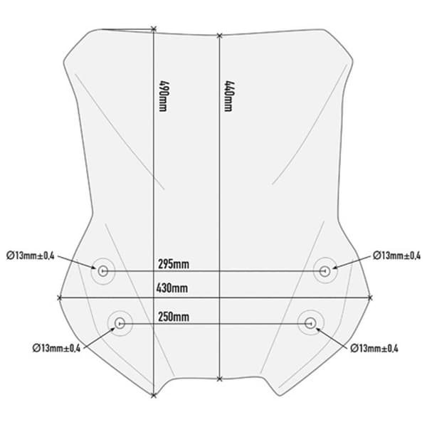 Givi Forrude D3112st Suzuki Dl 650 V-strom Transparent