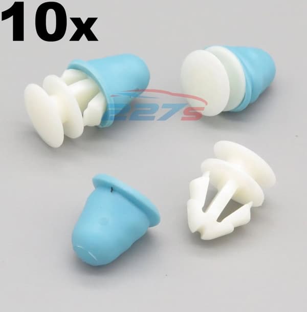 10x VW Golf, Jetta & Vento Side Moulding & Wheel Arch Trim Clips