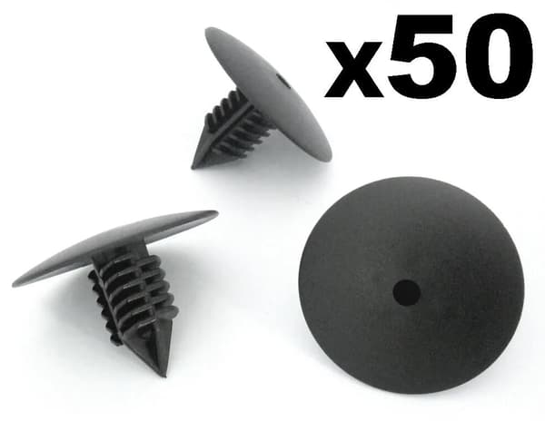 50x Renault Wheel Arch Liner/ Splashguard Lining Spruce Fir Tree Clips 35mm Head