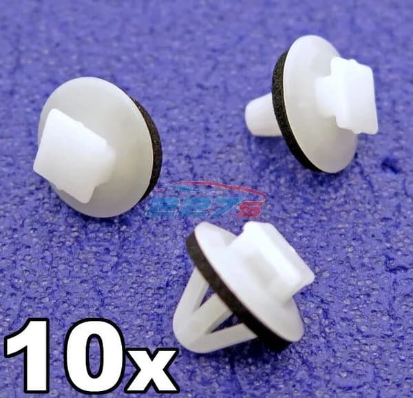 10x Plastic Trim Clips for Toyota Side Mouldings, Wheel Arch & Vent Trims