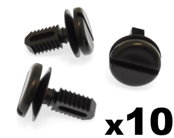 10x BMW Plastic Trim Clips Dash covers, shields, boot linings & battery covers