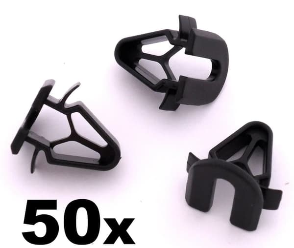 50x Volvo Plastic Trim Clips- Interior fascia panels boot linings, pillar covers