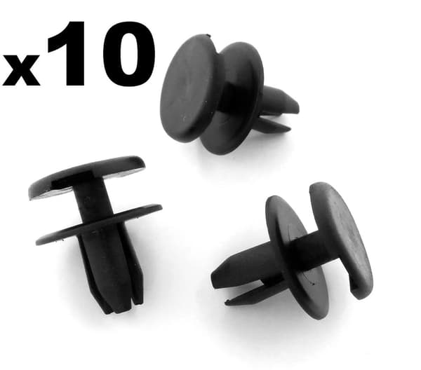 10x Vauxhall Astra, Signum, Vectra Front Bumper Clips / Plastic Rivets