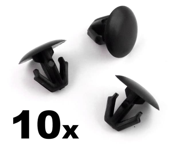 10x Honda Rubber Seal Weatherstrip Clip- Bonnet Edge Seal, Hood Seal Clip