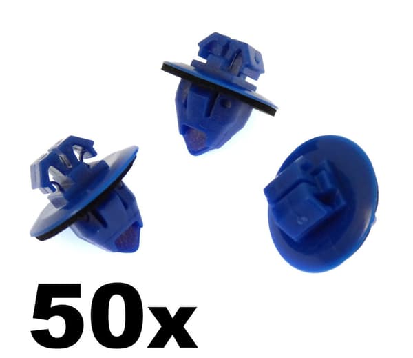 50x Toyota Prado Land Cruiser Side Moulding Wheel Arch Flare Plastic Trim Clips