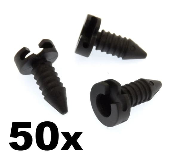 50x Land Rover Defender Plastic Trim Clip /Stud Fastener for Interior Door Card