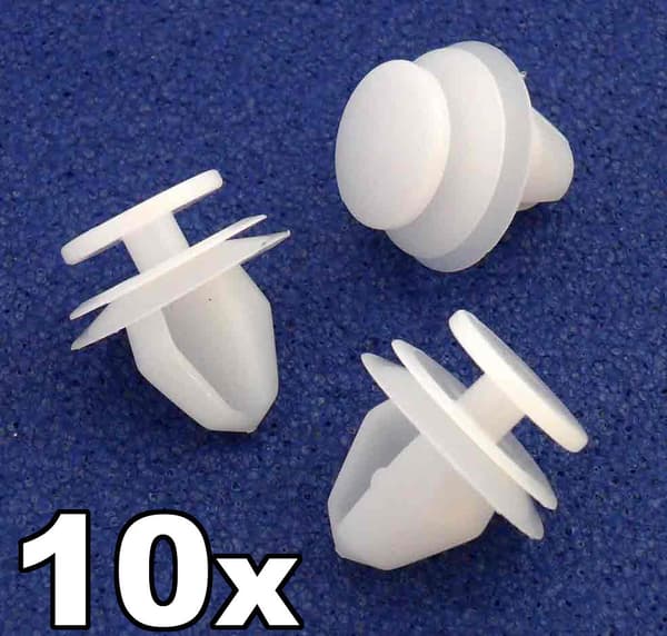 10x Peugeot Interior Door Moulding Panel Card Trim Clips / Fasteners 6991.S6