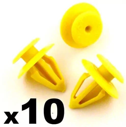 10x Seat Interior Door Card, Dashboard & Panel Retainer Trim Clips, 7M0867299K