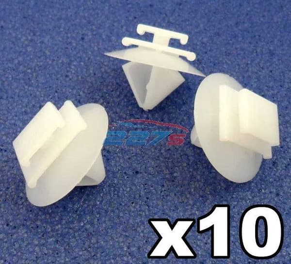 10x Peugeot 106 206 306 307 806 Exterior Door Side Moulding Bumpstrip Trim Clips