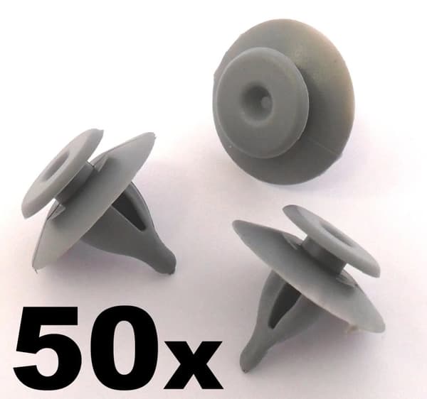 50x Ford VW Seat Interior Door Card, Fascia Panel & Seat Back Plastic Trim Clips
