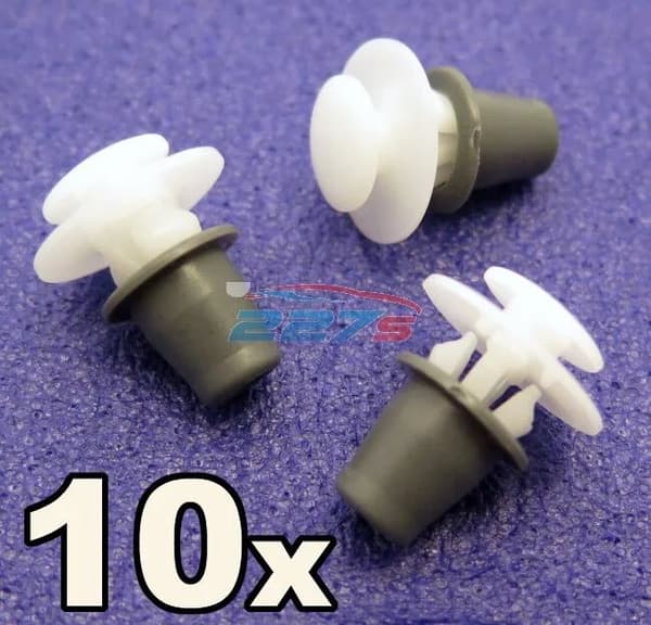 10x VW Side Moulding Strip & Wheel Arch Trim Clips- Golf mk2, mk3, Jetta, Vento