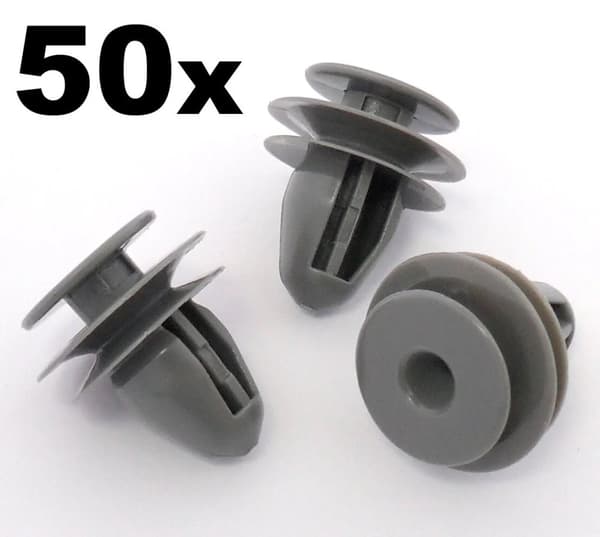 50x Honda Interior Door Panel and Trim Retainer Clips- Civic Del Sol Integra etc
