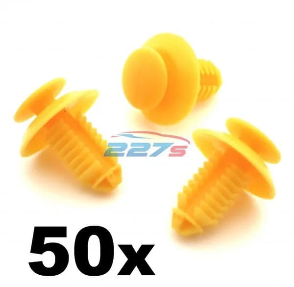 50x Door Card Sill & Kick Plate Trim Cover Clips for Rover 200 25 45 75 MG ZT ZS