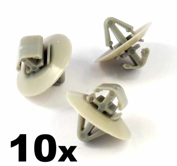 10x Clips for Renault Trafic Traffic Side Moulding / Lower Protection Door Trim