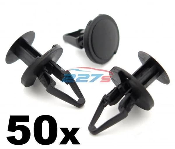 50x Plastic Trim Clips for some Vauxhall wheel arch linings, inner wing liner