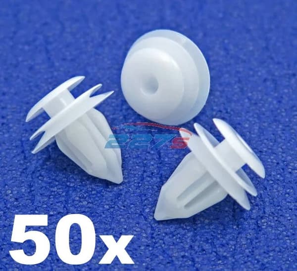 50x Pillar Trim Interior Panel & Door Card Trim Clips- Same as Honda 91560S6A003