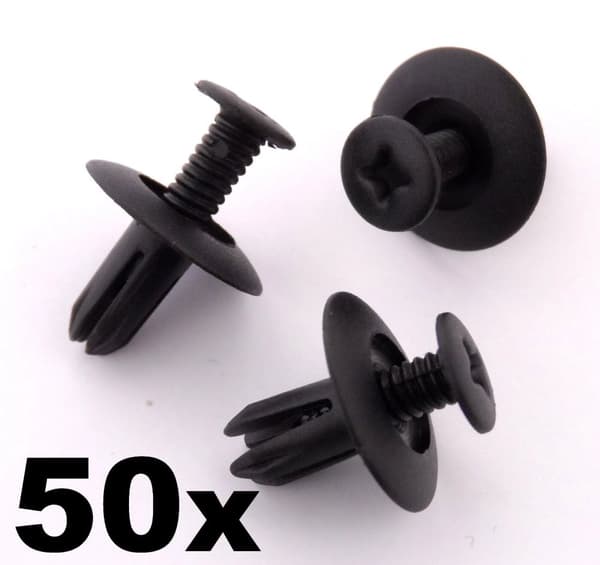 50x Interior Trim Clips- Interior Fascia Panels & Boot Linings- Fits Kia Hyundai