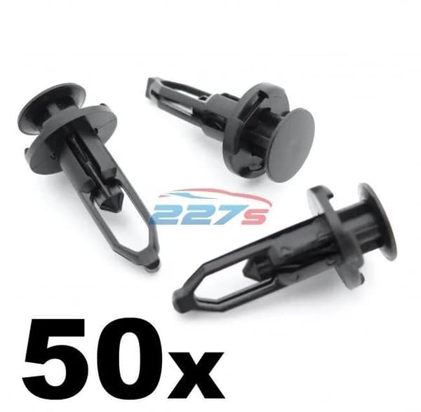 50x Plastic Bumper Clips Rivet for Toyota & Lexus- Bumper, Mudguard, Arch Liner