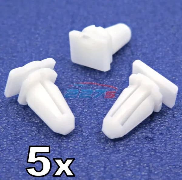 5x Plastic Sill Cover Trim Clips for BMW E21, E23, E30, E36 - 51471840961