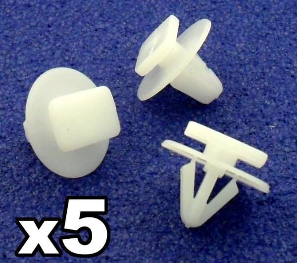 5x Vauxhall Opel Corsa Combo Exterior Wheel Arch Wing and Fender Trim Clips