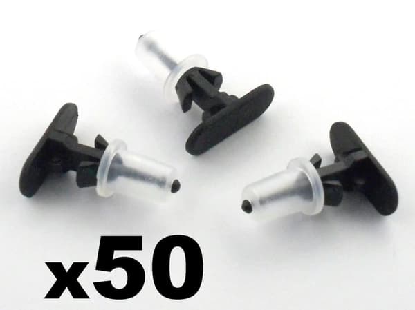 50x Weatherstrip & Rubber Door Seal Clips for VW & Seat