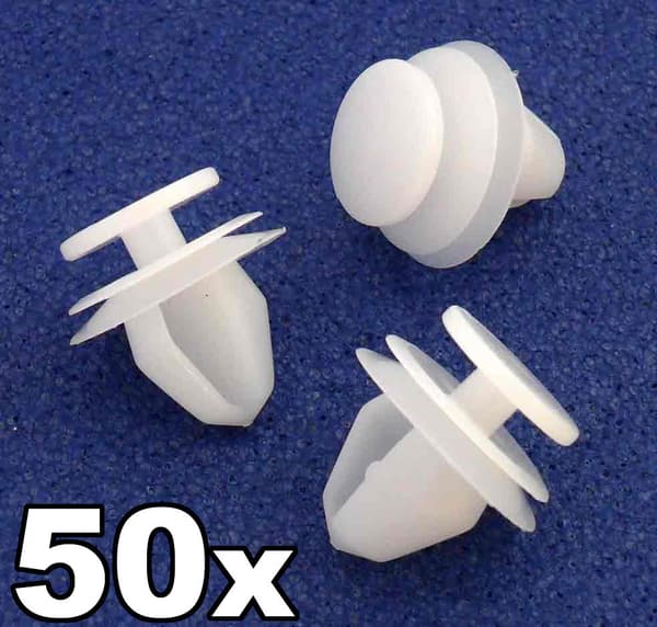 50x Peugeot Interior Door Moulding Panel Card Trim Clips / Fasteners 6991.S6