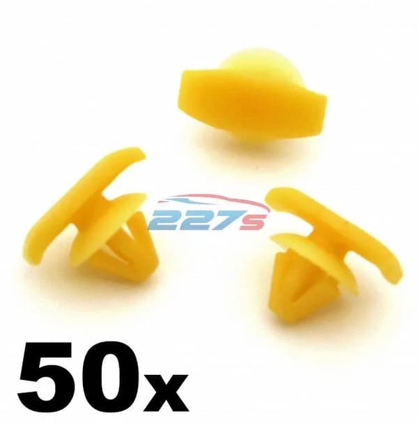 50x Volkswagen Rubber Weatherstrip Door Seal Clips