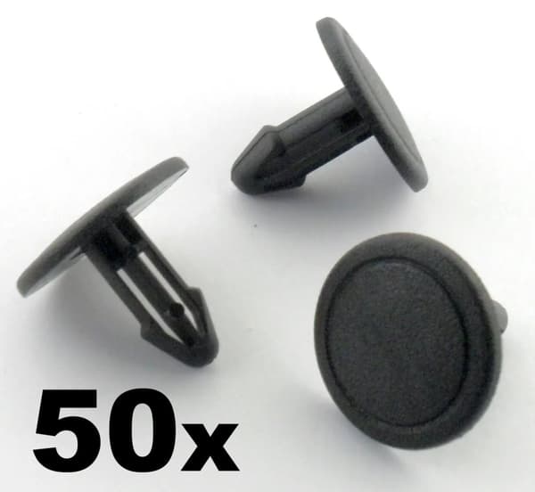 50x Honda Windscreen Cowl / Scuttle Panel Plastic Retainer Trim Fastener Clips