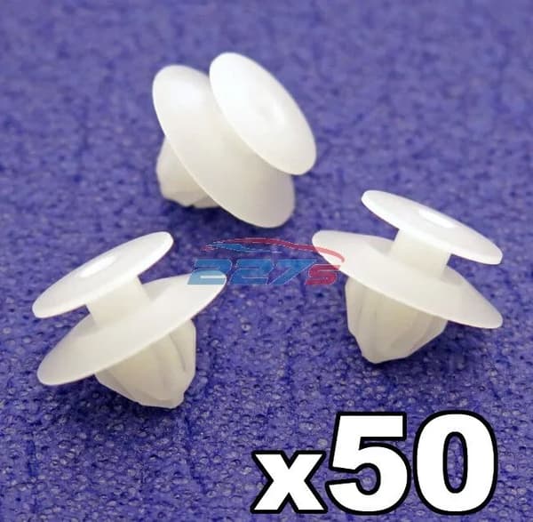 50x Door Moulding & Sill Cover Plastic Trim Clips fits Galant Pajero Montero
