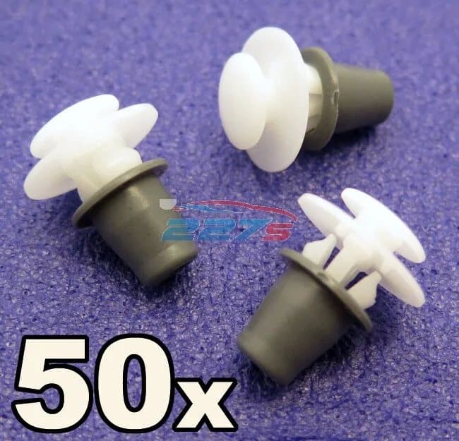 50x VW Side Moulding Strip & Wheel Arch Trim Clips Golf mk2, mk3, Jetta, Vento CDON