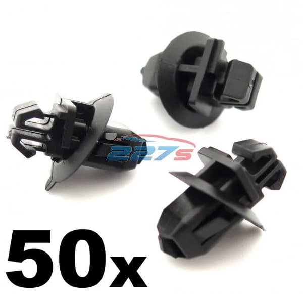 50x Side Moulding Clips & Wheel Arch Trim Clips Fits Toyota Land Cruiser Prado