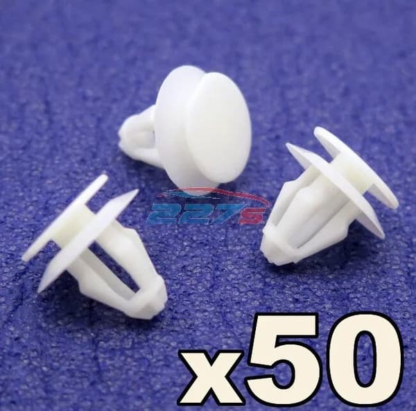 50x Door Card Trim Clips for Audi A4 A6- Interior Trim Panel Clips- Front & Rear