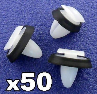 50x Citroen Relay Exterior Side Moulding Rub Bumpstrip / Lower Door Trim Clips