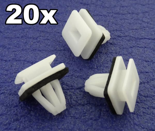 20x Honda Civic CRV Side Skirt, Sill Guard Moulding, Rocker Cover Trim Clips