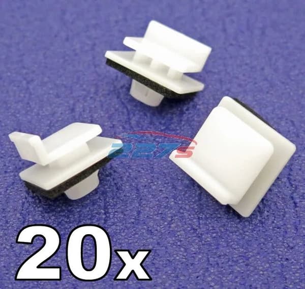 20x Side Skirt & Sill Moulding Trim Clips- Some Honda Civic & Jazz 91514SAA003
