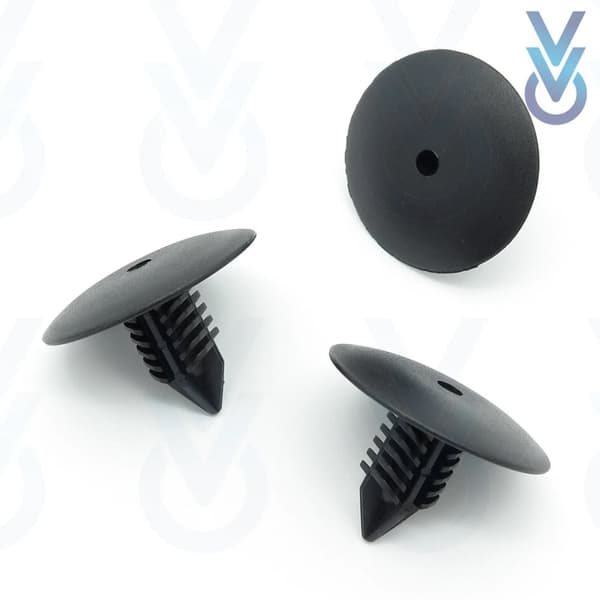10x Boot Carpet and Interior Lining Clips for some Smart Fortwo, Forfour