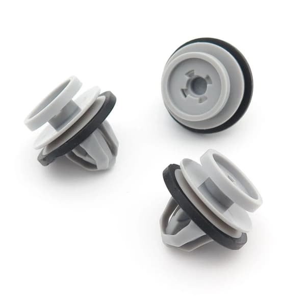 10x Lower Door Moulding Clips for some Land Rover Defender, Range Rover Evoque