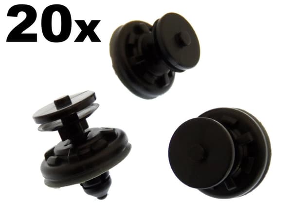 20x Skoda Plastic Trim Clips for Door Cards & Interior Trim Panels & Covers