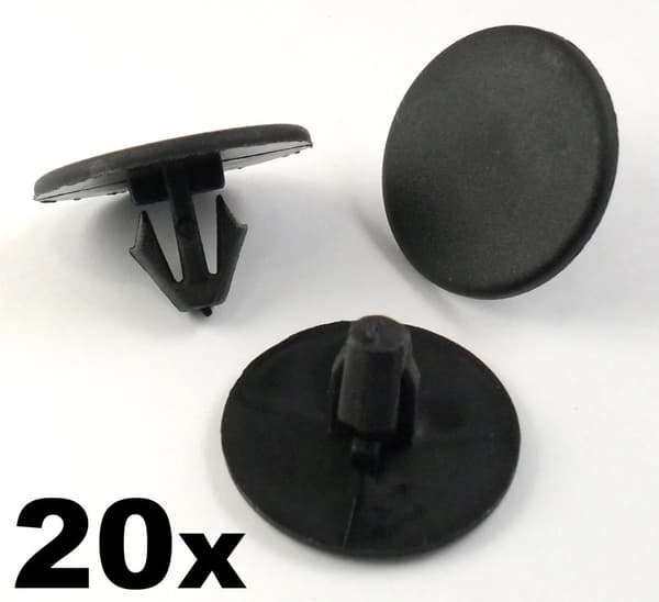 20x Citroen Bonnet Insulation Retainer Clips- Plastic Trim Clips Bonnet Lining