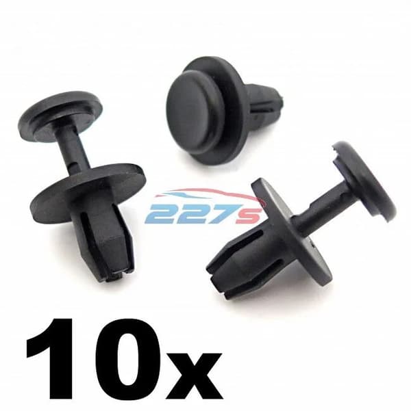 10x Citroen 8mm Plastic Rivets- Wheel Arch Inner Liner Clips, Splashguard Clips