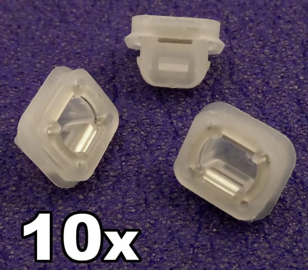 10x BMW Door Insert Trim Strip Grommet. Plastic Clips for Door Card Inlay Strip