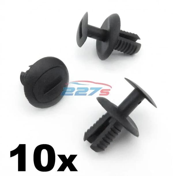 10x 8mm Wheel Arch Lining & Rear Bumper Clips to fit the VW UP! & VW Crafter