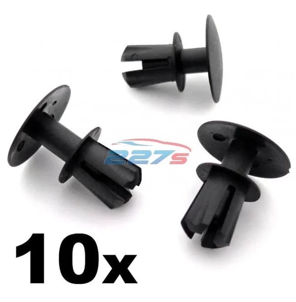 10x A-Pillar & D-Pillar Trim Clips for Range Rover Sport, 8mm Plastic Rivets