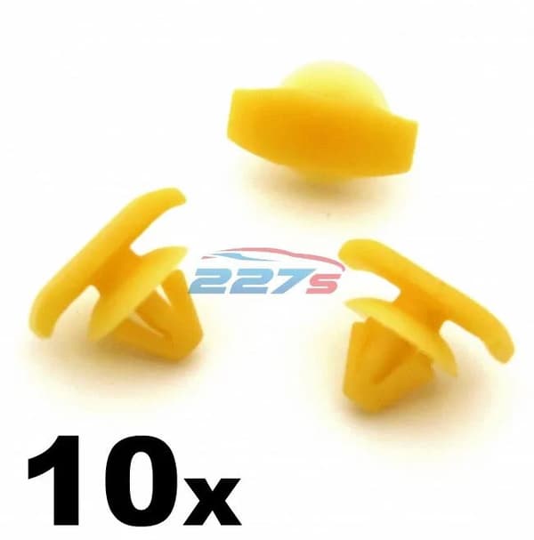 10x Skoda Octavia (04-13) Rubber Door Seal Clips, Weatherstrip Seal Clips