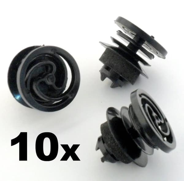 10x Skoda Superb Interior Door Card and Trim Panel Mounting Clip / Fastener
